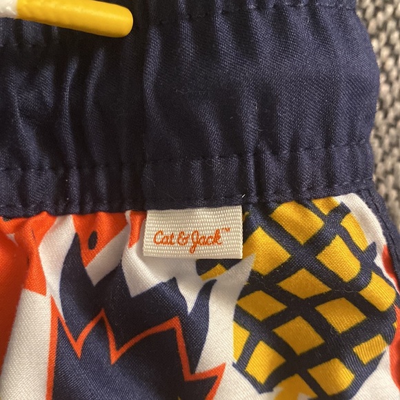 Cat & Jack Toddler Boy Pineapple Swim Trunks - Picture 3 of 4